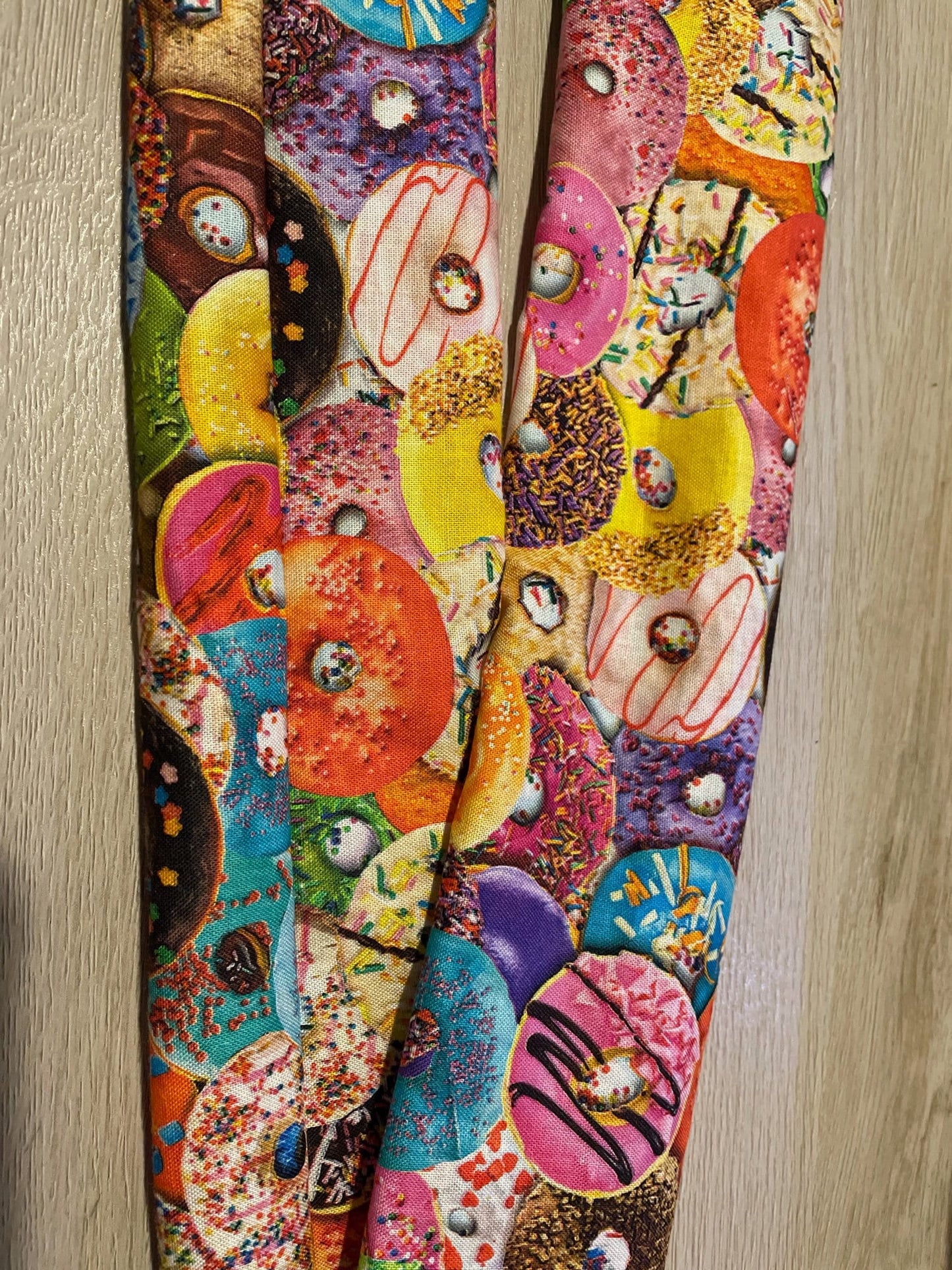 Donut Print Stethoscope Cover: Reusable Cotton Sleeve