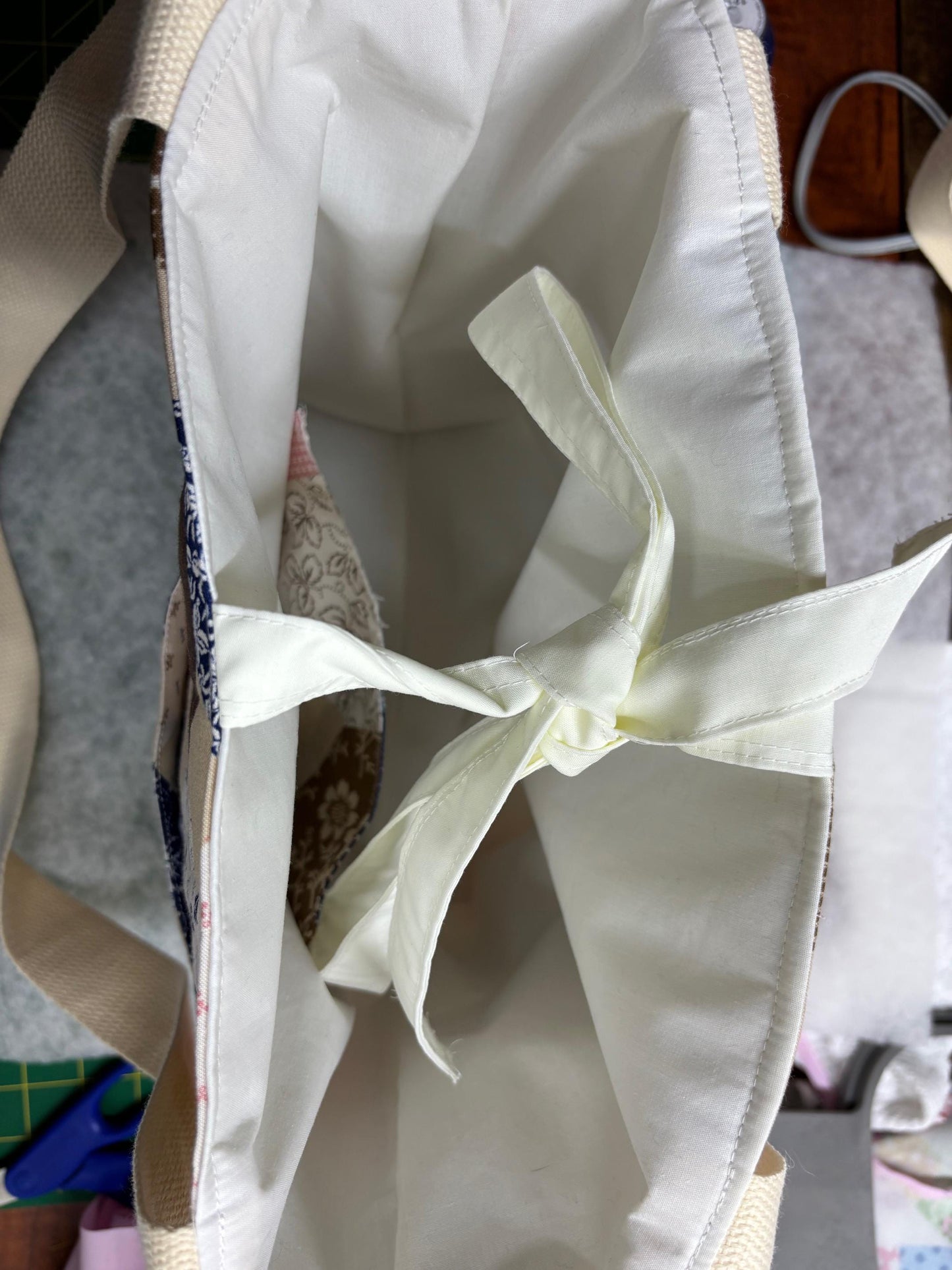 One-of-a-Kind Quilted Tote Bag – Handcrafted Elegance
