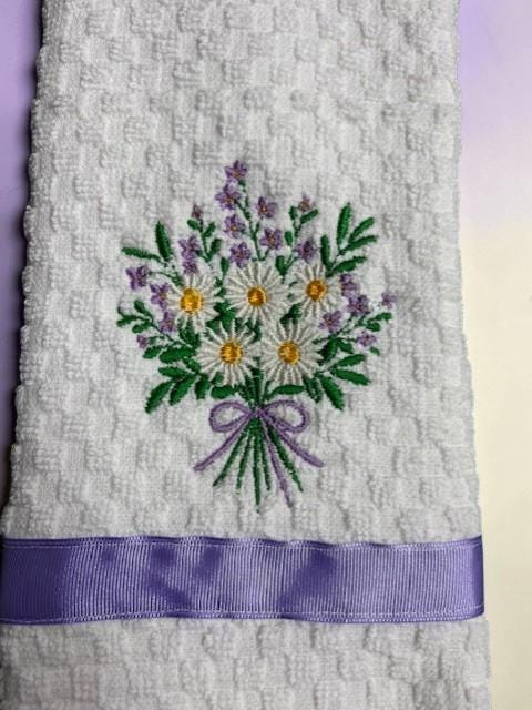 Brighten Up Cooking with Daisy & Lavender Towel