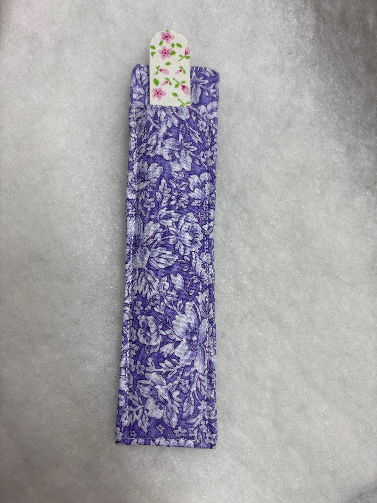 Handmade Fabric Nail File Holder — Includes Nail File | 7 Fun Designs