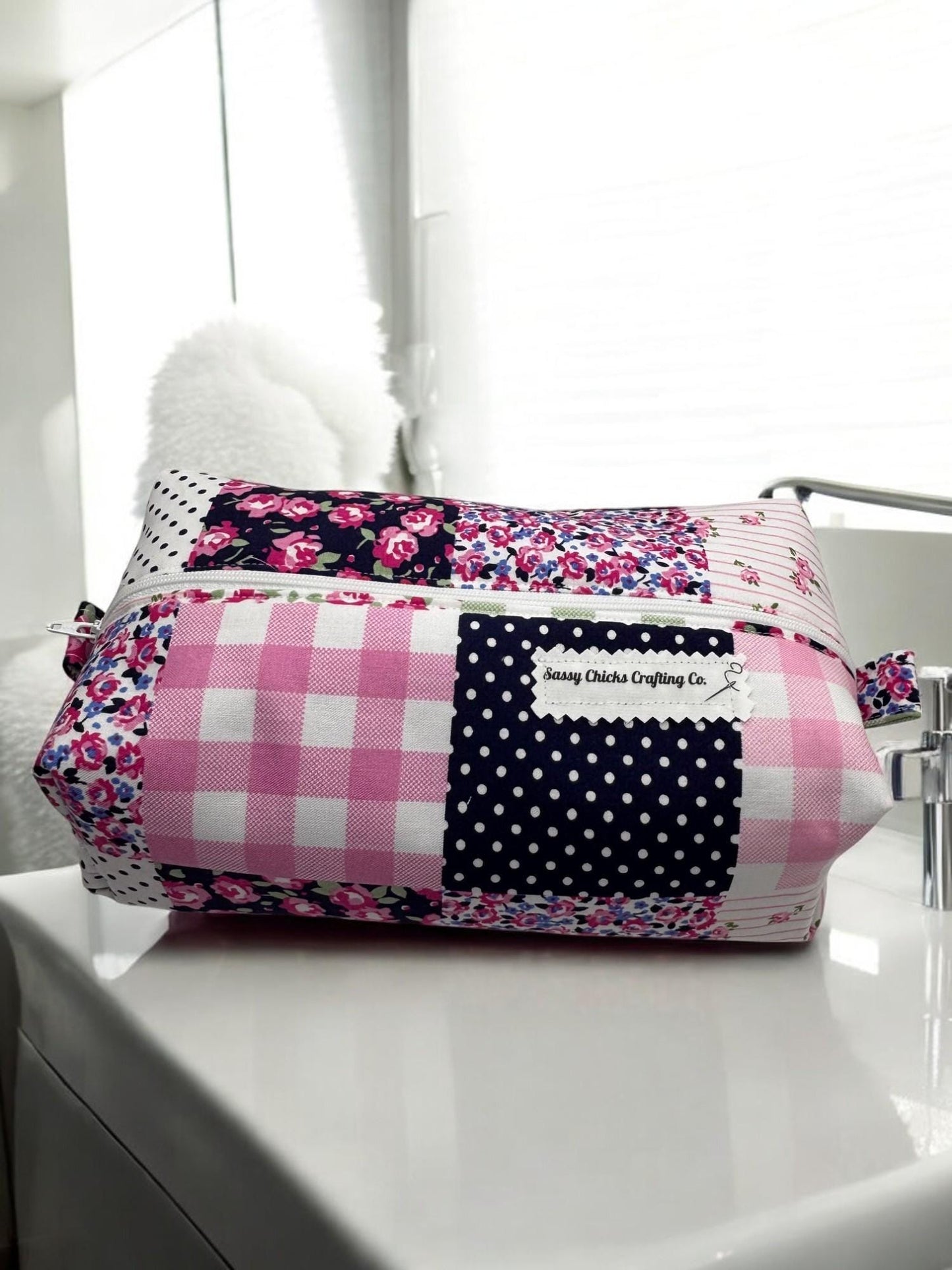 Zippered Toiletry Bag & Makeup Pouch (Multiple Designs)