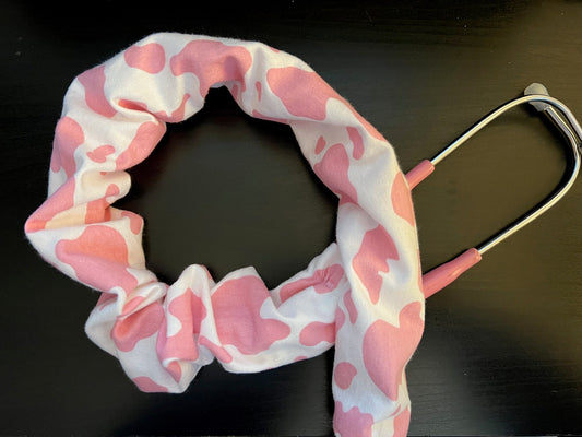Strawberry Milk Stethoscope Cover: Washable Cotton Sleeve