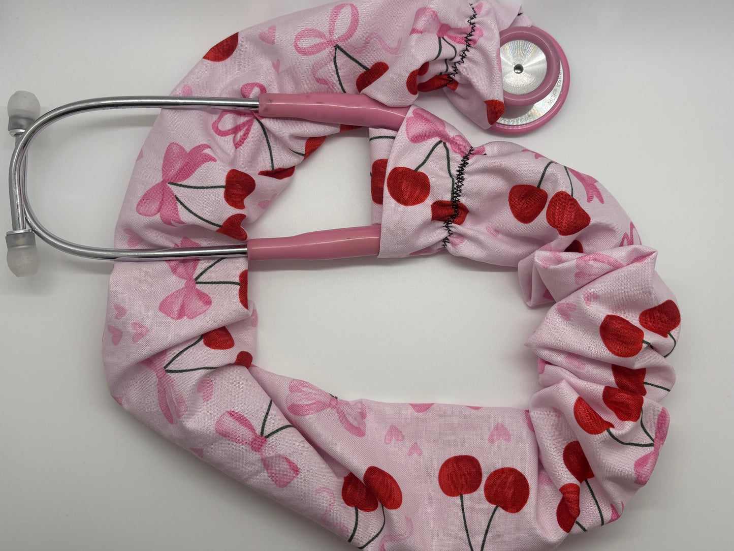 Cherries and Bows Stethoscope Cover