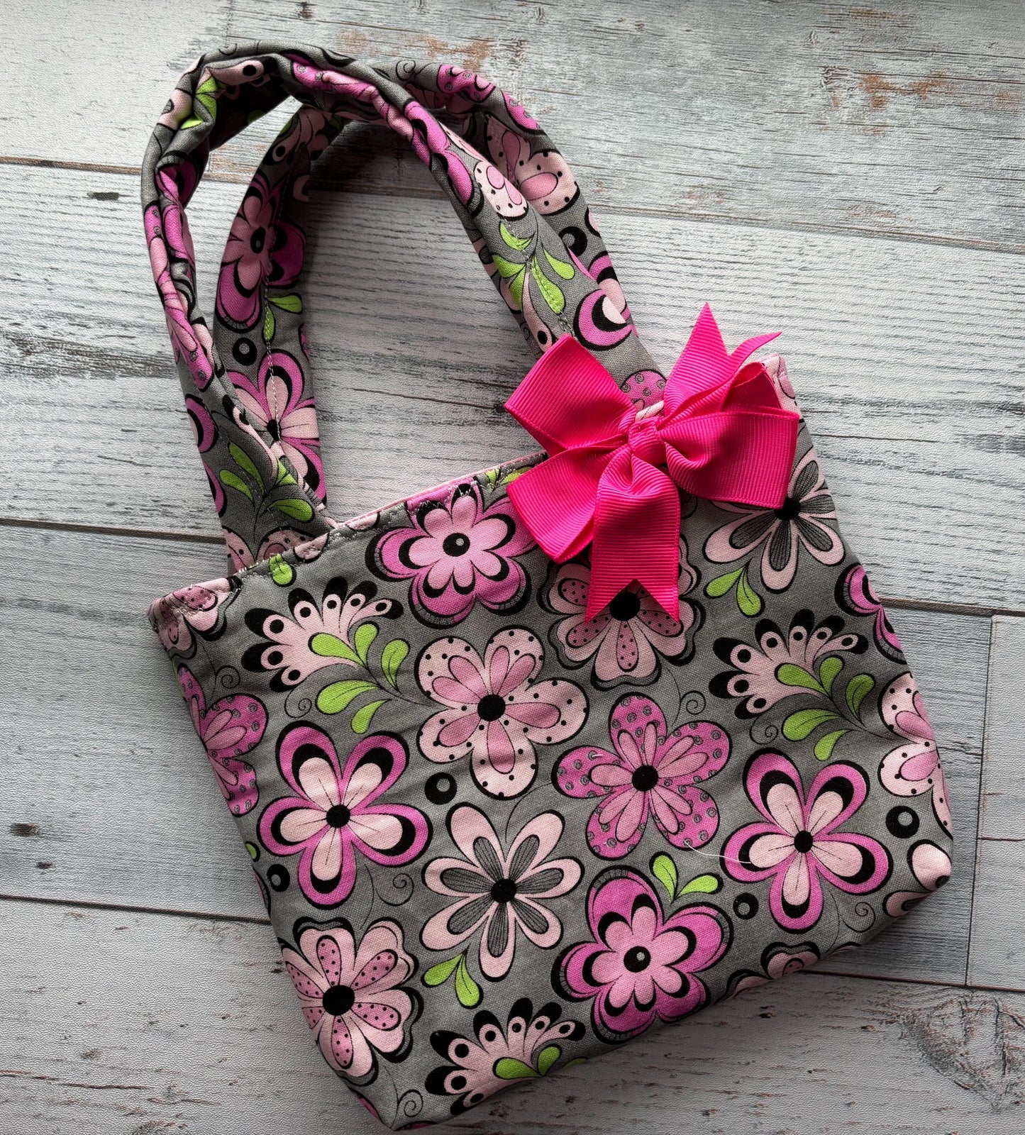Toddler Tote Bag: Washable Playdate Purse (9x7 inches)