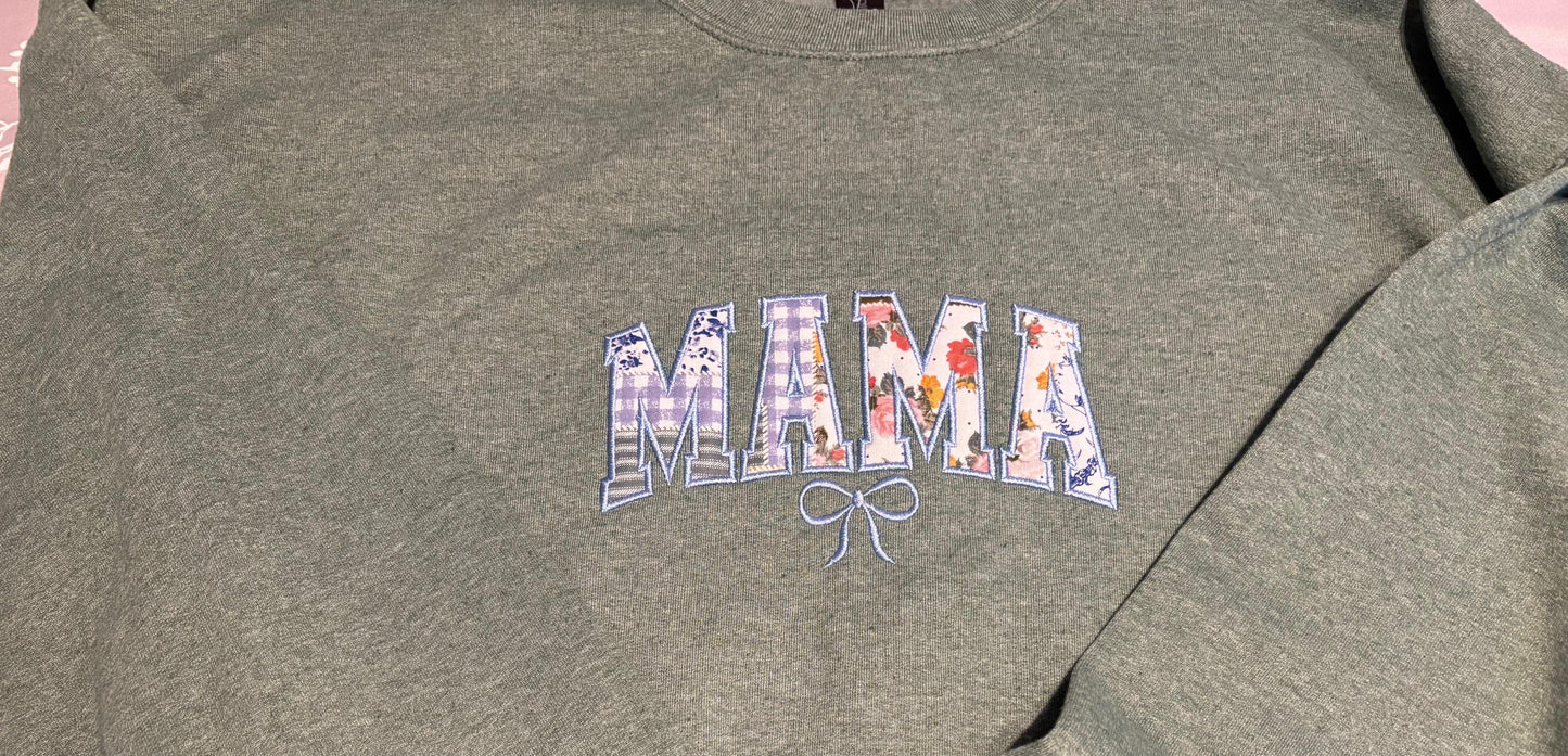 Casual & Cool: The Perfect Applique Mama Sweatshirt