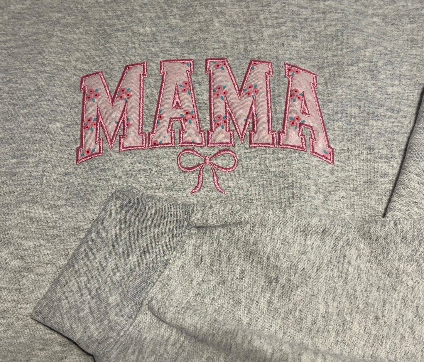 Casual & Cool: The Perfect Applique Mama Sweatshirt