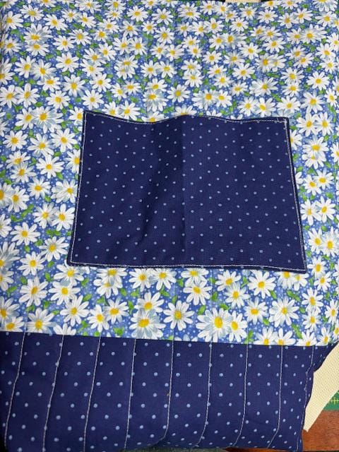 Exquisite Handmade Quilted Tote Bag - One of a Kind