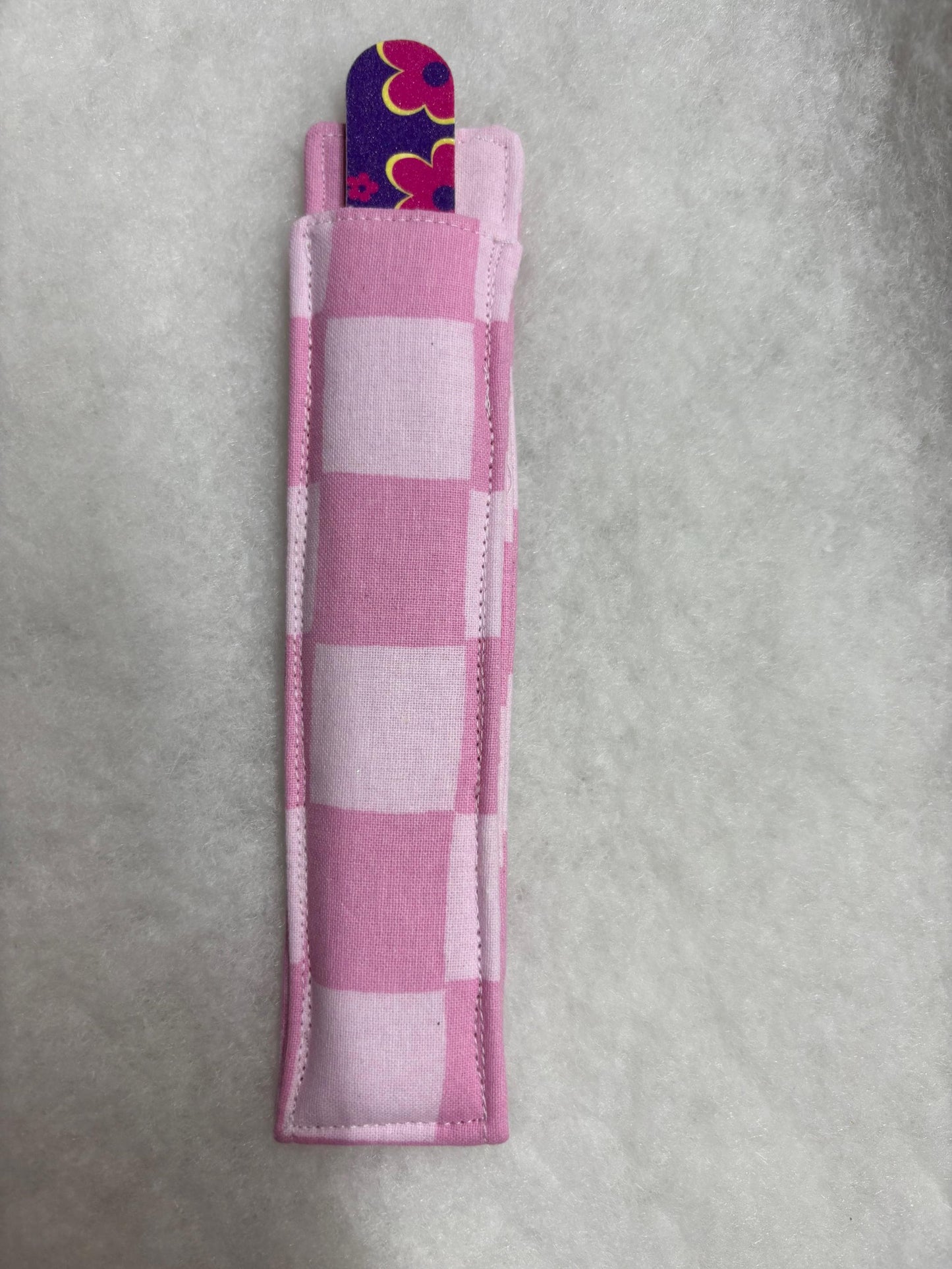 Handmade Fabric Nail File Holder — Includes Nail File | 7 Fun Designs