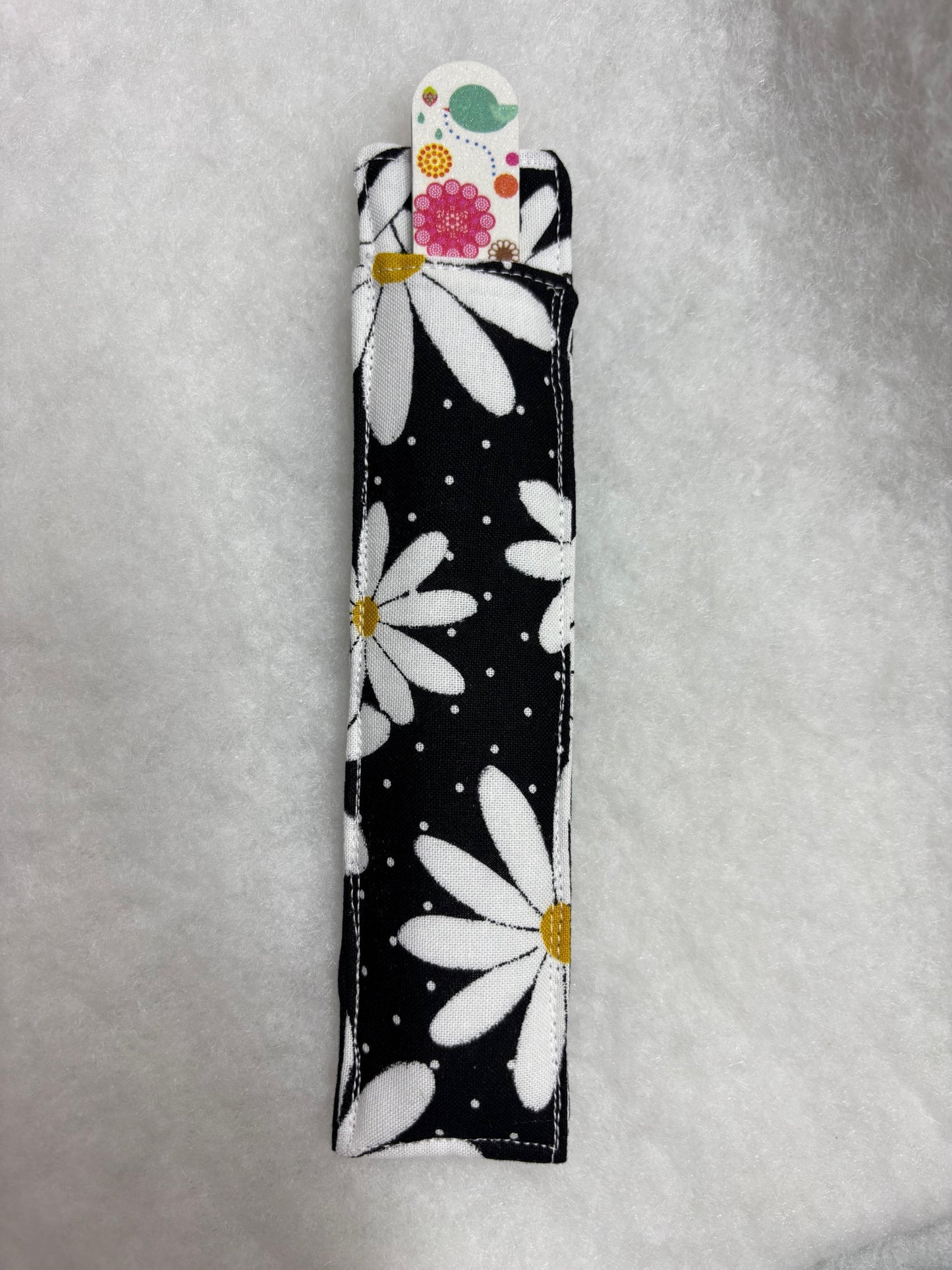 Handmade Fabric Nail File Holder — Includes Nail File | 7 Fun Designs