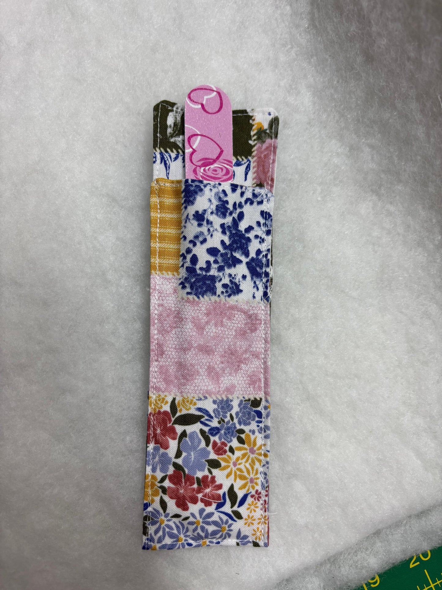 Handmade Fabric Nail File Holder — Includes Nail File | 7 Fun Designs