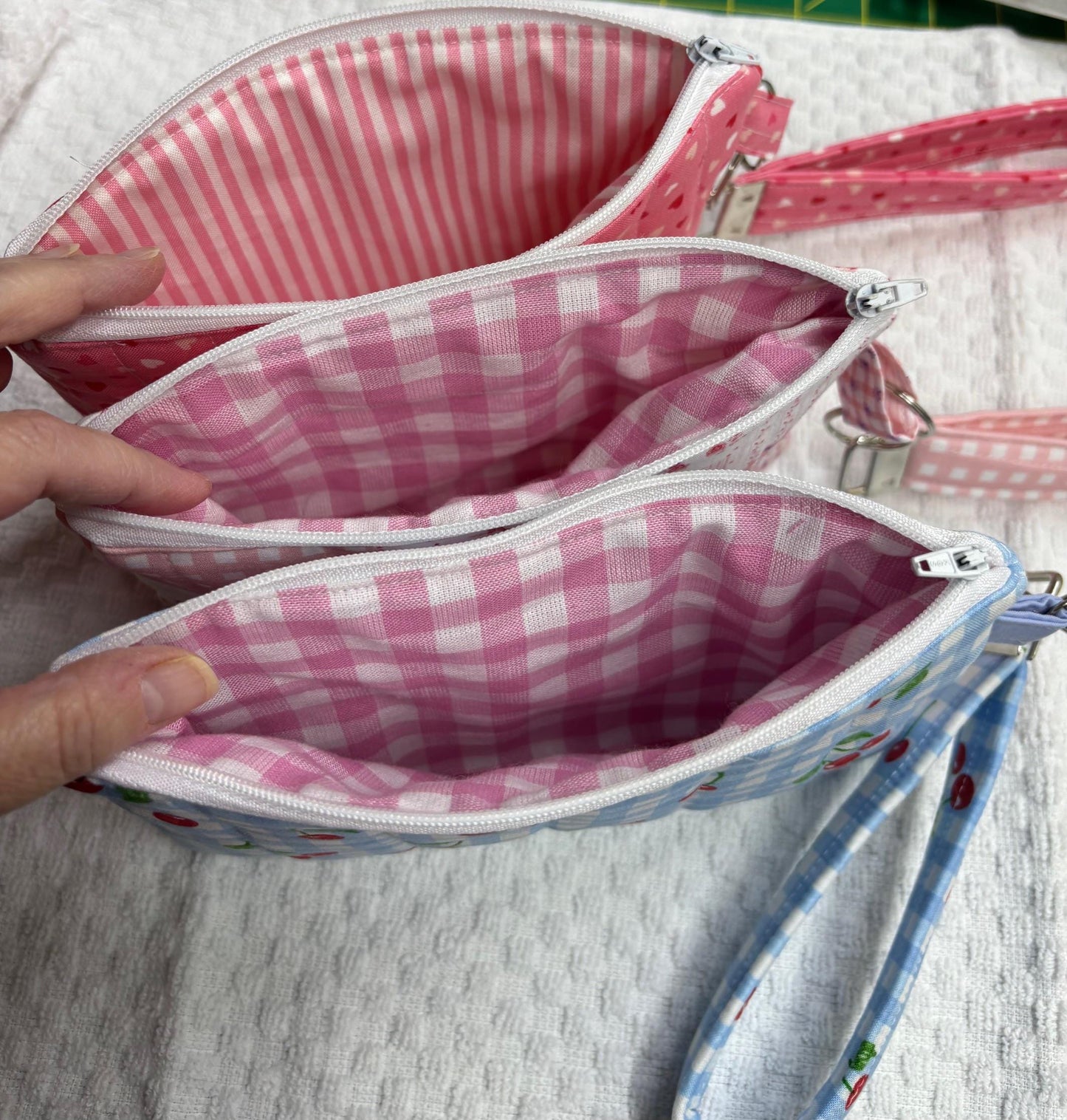 Handmade Quilted Wristlet — Compact, Cute & One-of-a-Kind