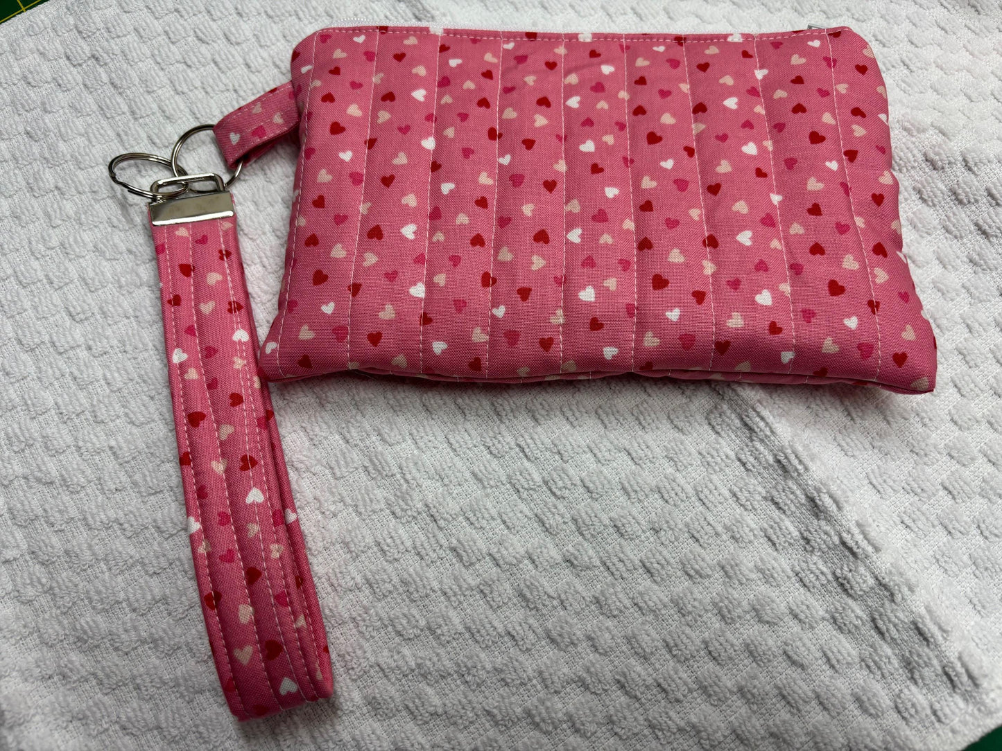 Handmade Quilted Wristlet — Compact, Cute & One-of-a-Kind