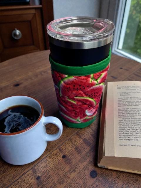 Handmade Quilted Cup Cozy — Keep Drinks Warm, Hands Cool