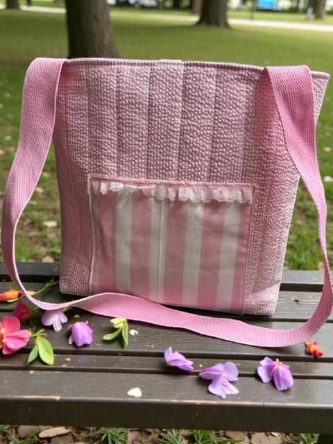 Chic and Cozy: Handmade Quilted Tote Bag