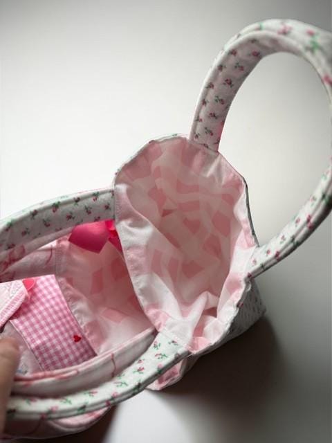 Toddler Tote Bag: Washable Playdate Purse (9x7 inches)