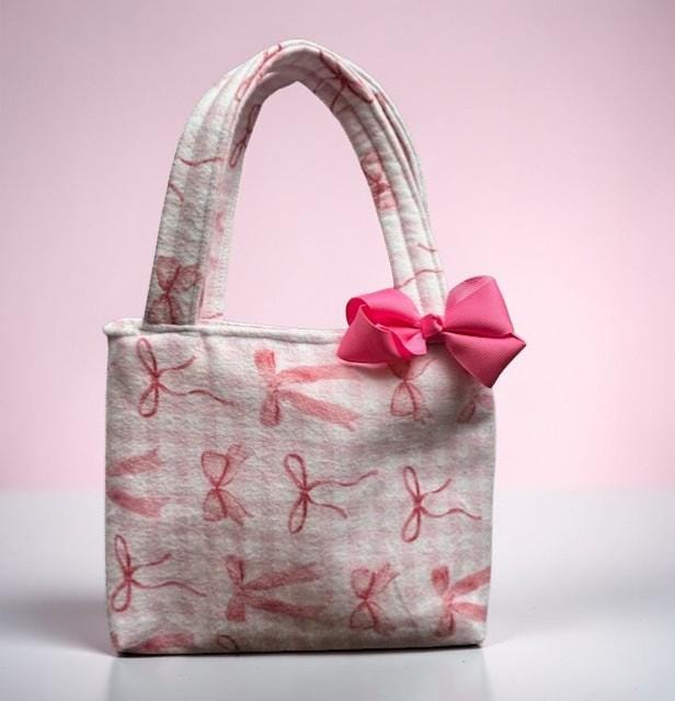 Toddler Tote Bag: Washable Playdate Purse (9x7 inches)
