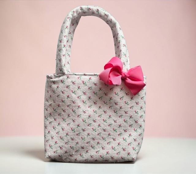 Toddler Tote Bag: Washable Playdate Purse (9x7 inches)