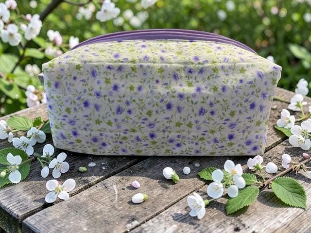Cozy Up Your Cosmetics: Quilted Handmade Makeup Bag! Introducing the Jeanne Bag
