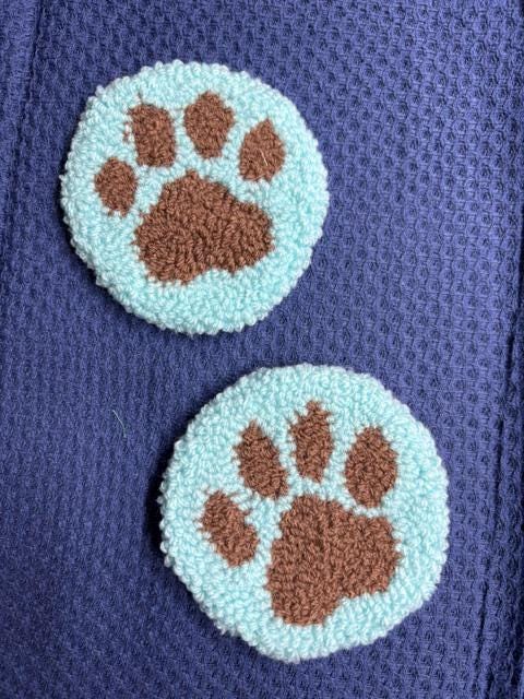 Punch Needle Coasters, 3 Inch Absorbent Decorative Drink Mats