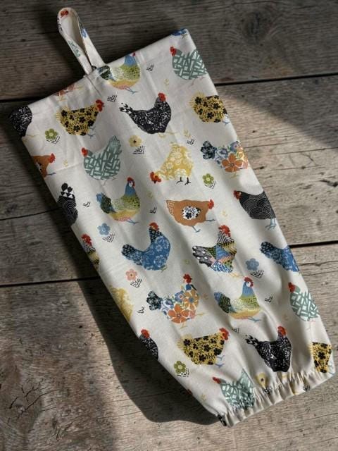 Fabric Bag Holder, Washable Grocery Organizer for Up to 25 Bags