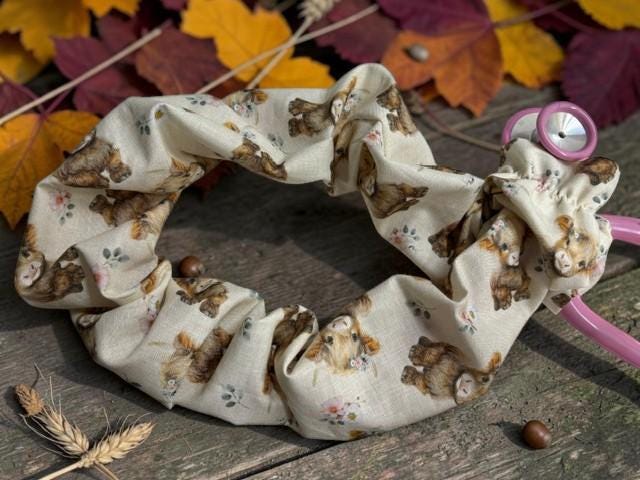 Fabric Stethoscope Cover with Animal Print, Soft Cotton Material