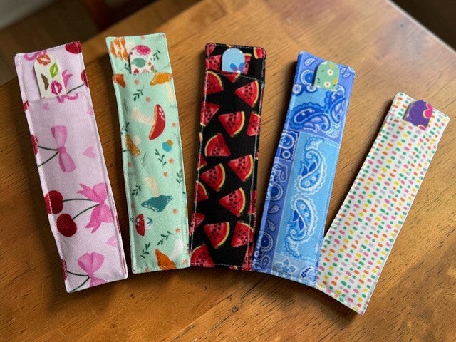 Handmade Fabric Nail File Holder — Includes Nail File | 5 Trendy Designs