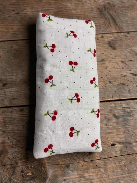 Colorful Fabric Eyeglass Case, Handmade Travel Accessory with Patterns