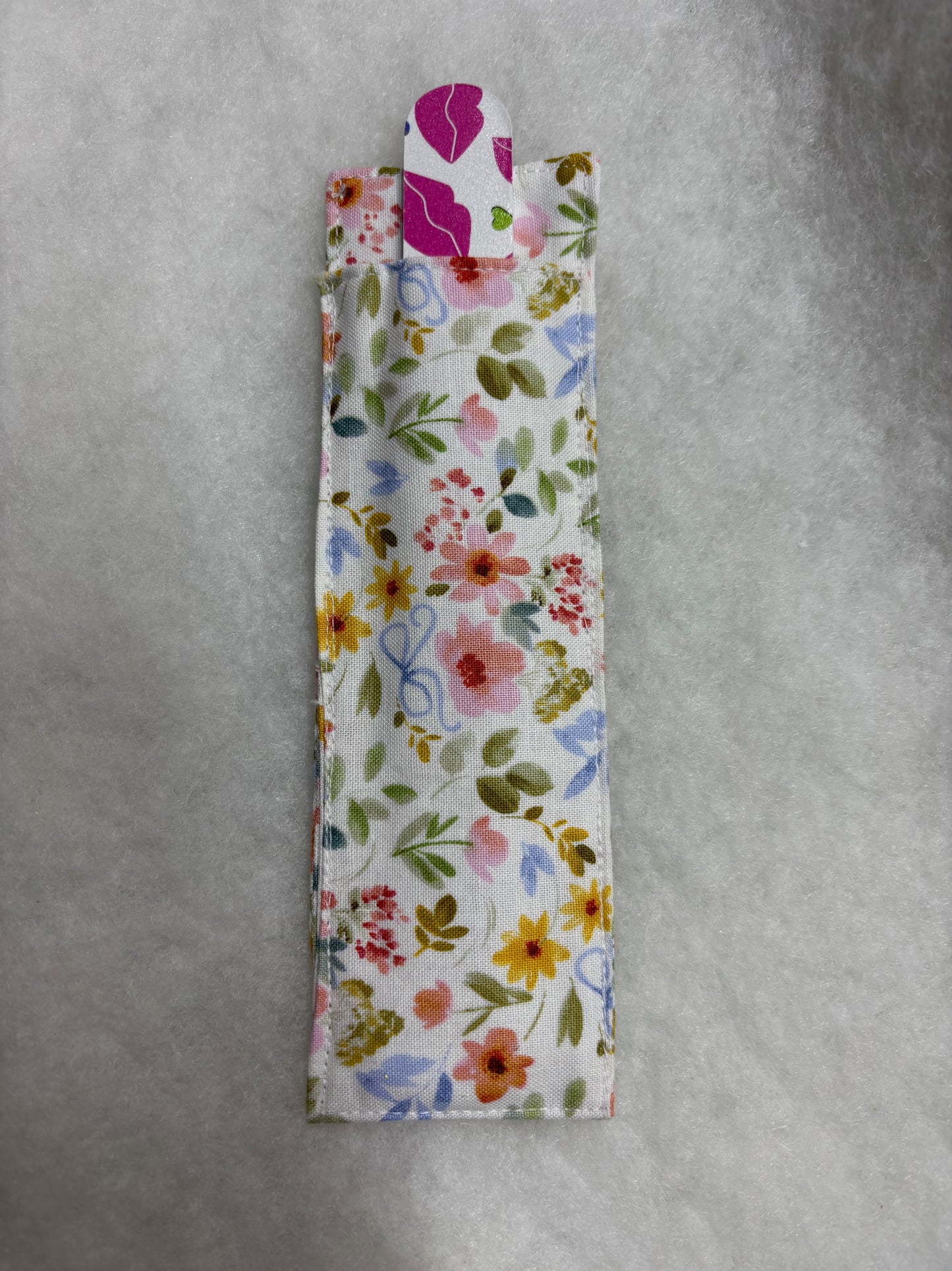 Handmade Fabric Nail File Holder — Includes Nail File | 7 Fun Designs