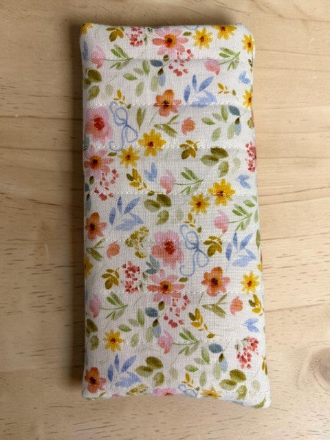 Colorful Fabric Eyeglass Case, Handmade Travel Accessory with Patterns